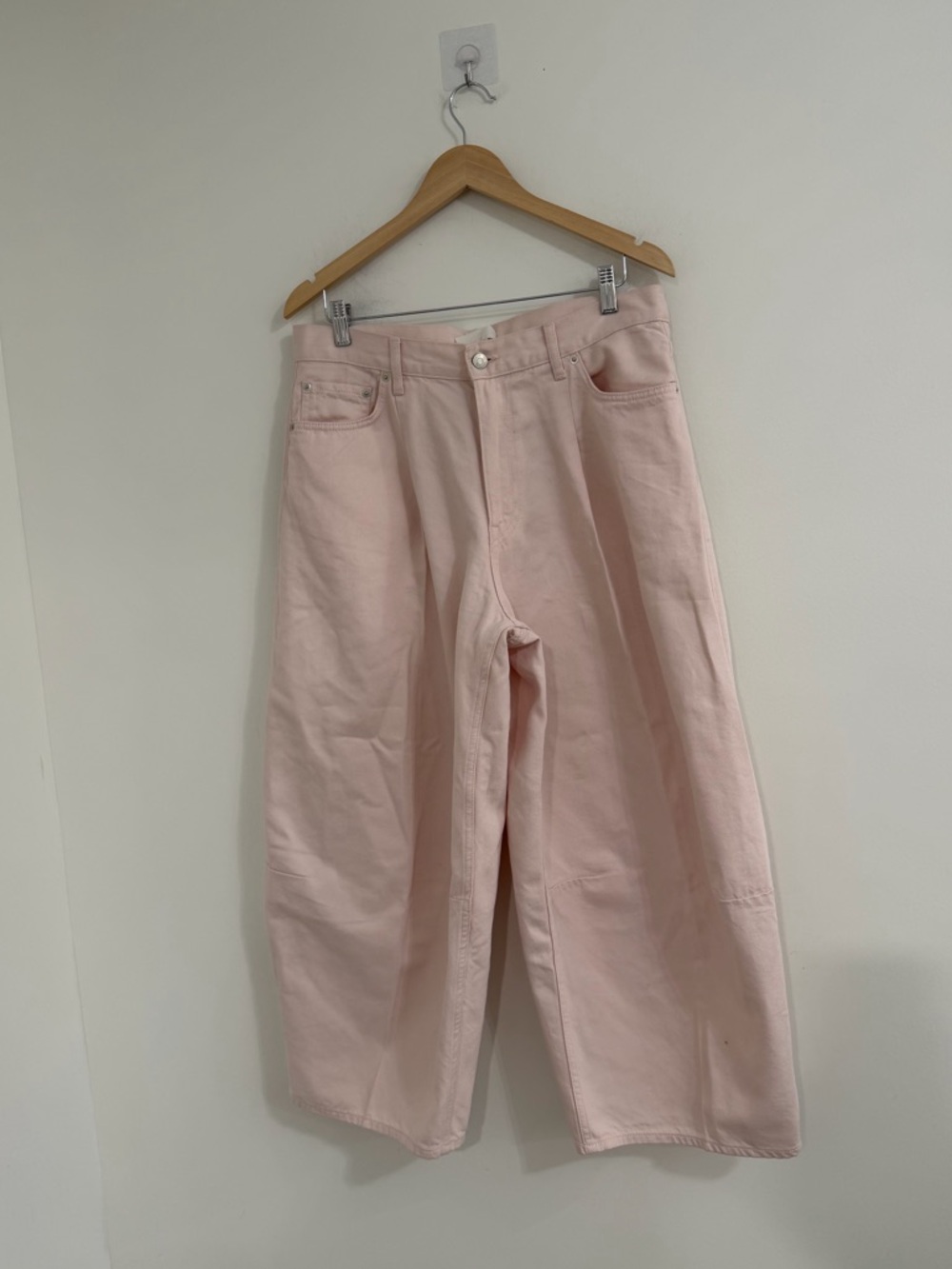 COS Soft Pink barrel Jeans sz 12 #FF